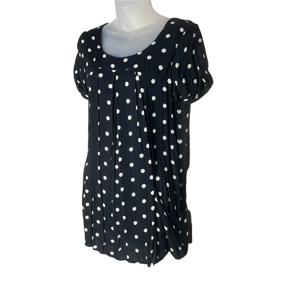 Anthropologie Holding Horses Polka Dot Tunic XS EUC - Picture 3 of 7